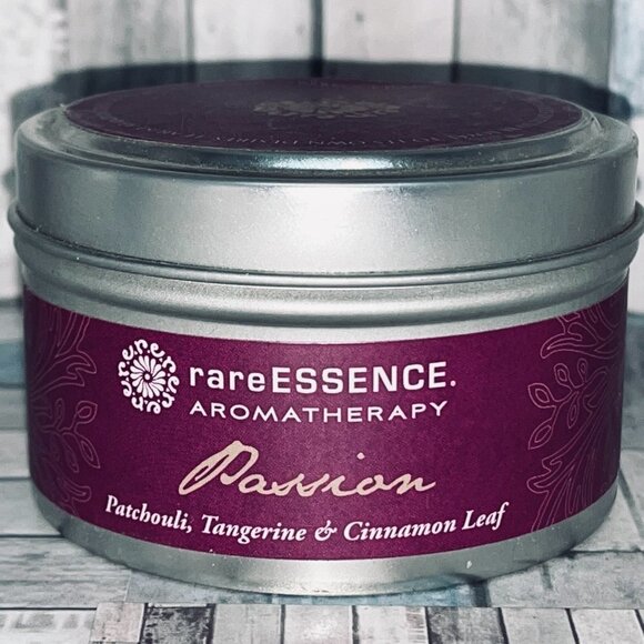 rareESSENCE Passion Travel Tin Candle 4oz 100% Pure Essential Oil - Picture 1 of 5